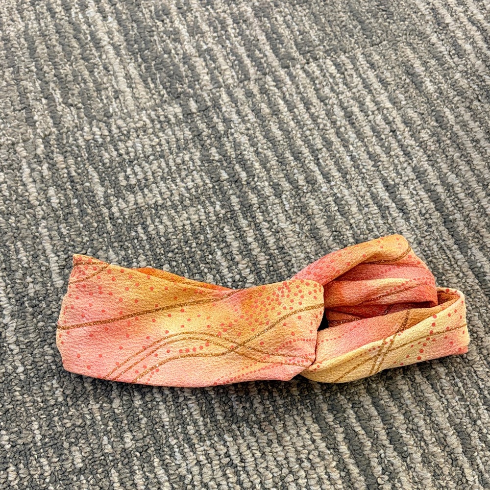 Elegant Pink and Orange Hairband
